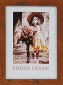 Ramki na zdjęcia - Ramka drewniana STYLE 2 13x18 cm. z nóżką BRĄZOWA - miniaturka - grafika 1