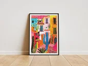 Obrazy i zdjęcia na płótnie - Plakat - Mexico 1986 - miniaturka - grafika 1