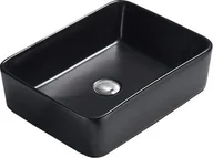 Umywalki - Umywalka Mexen Mexen Catia umywalka nablatowa 48 x 37 cm czarna mat - 21314885 - miniaturka - grafika 1