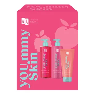 YOU.mmy Skin zestaw żel pod prysznic 400ml + krem do ciała 400ml + peeling do ciała 200ml - Zestawy kosmetyków damskich - miniaturka - grafika 1