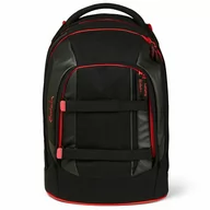 Plecaki szkolne i tornistry - Satch pack Plecak szkolny II 45 cm black red - miniaturka - grafika 1