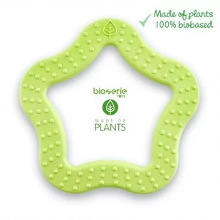Bioserie TOYS Bioserie TOYS - Bioserie Teether Star Lime gryzak sensoryczny - Gryzaki dla dzieci - miniaturka - grafika 1
