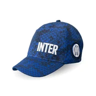 Piłka nożna - Czapka z daszkiem Inter z logo - Czapka piłkarska - Mieszana - miniaturka - grafika 1