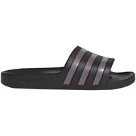 Klapki i japonki damskie - Klapki adidas Adilette Aqua W GX4279 czarne - Adidas - miniaturka - grafika 1