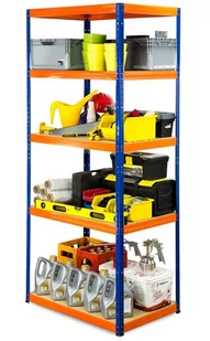 Regał Helios magazynowy metalowy HBN_196X090X45_5_350 ilość półek 5 nośność 350 kg / Wamar-Sosenka - Szafy i regały magazynowe Regał Helios magazynowy metalowy HBN_196X090X45_5_350 ilość półek 5 nośność 350 kg / Wamar-Sosenka - Szafy i regały magazynowe - miniaturka - grafika 1