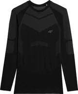 Bluzy męskie - Bluza termoaktywna męska 4F M103 czarna 4FAW23USEAM103 20S-2XL/3XL - miniaturka - grafika 1