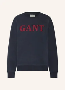 Gant Bluza Nierozpinana blau - GANT - Bluzy damskie - miniaturka - grafika 1
