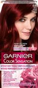 Farby do włosów i szampony koloryzujące - Loreal Paris Garnier Color Sensation Krem koloryzujący 4.60 Intensywna ciemna czerń 46902 - miniaturka - grafika 1