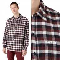 Koszule męskie - Wrangler 1 POCKET SHIRT Dahlia KOSZULA W KRATĘ REGULAR FIT M - miniaturka - grafika 1