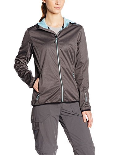 CMP Damska kurtka softshell czarny Nero Mel-Fiordaliso D46