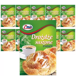 Emix drożdże suszone 8 g x 10 sztuk - Proszki do pieczenia, drożdże - miniaturka - grafika 1