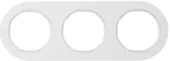Klawisze i ramki - Berker Ramka potrójna potrójna R.Classic - biały - miniaturka - grafika 1