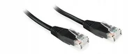 Kable - Microconnect U/Utp Cat6 0,25M Czarny Pvc - miniaturka - grafika 1