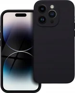 Etui i futerały do telefonów - OEM Futerał SILICONE 2mm do IPHONE 14 Pro czarny - miniaturka - grafika 1