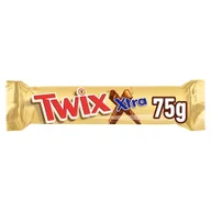 Batoniki - MARS Baton Twix Xtra z ciastkami i karmelem oblany czekoladą 75 g (2 sztuki) - miniaturka - grafika 1