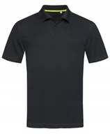 Koszulki męskie - Koszulka męska Polo sportowa Stedman Polówka Active Dry ST8450 Black XL - miniaturka - grafika 1