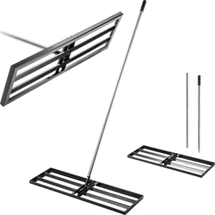 KADAX Niwelator Terenu Ręczny Do Trawnika Równiarka Rozgarniarka 30x90cm Trzonek - Pozostałe narzędzia ogrodowe - miniaturka - grafika 1