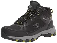 Buty trekkingowe męskie - Skechers Męskie buty trekkingowe Selmen Melano, Czarna skóra W syntetyczna siatka, 45 EU - miniaturka - grafika 1