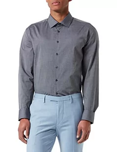 Seidensticker Męska koszula biznesowa - Slim Fit - nie wymaga prasowania - kołnierz Kent - długi rękaw - 100% bawełna, koszula biznesowa, 42 - Koszule męskie - miniaturka - grafika 1