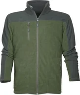 Bluzy męskie - Ardon MICHAEL - męska bluza polarowa, wysoka jakość, trwały kształt, płaskie szwy - Czarny H9724 4XL - miniaturka - grafika 1