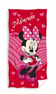 Okrycia kąpielowe dla dzieci - Ręcznik Bawełniany Myszka Minnie 70X140 Cm Mickey - grafika 1