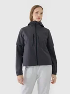 Kurtki damskie - 4F Kurtka przejściowa z membraną 5000 damska - szara XL - miniaturka - grafika 1