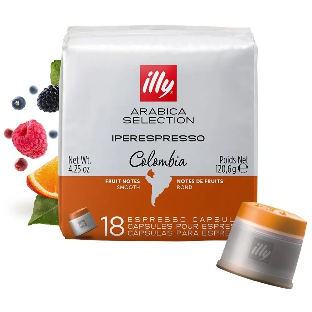 KAPSUŁKI DO EKSPRESU ILLY ARABICA SELECTION KOLUMBIA 18 SZT.