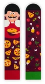 Skarpetki męskie - Zabawne Skarpetki Z Pizzą - Giuseppe Eataliano - 40-43 - miniaturka - grafika 1