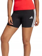 Spodenki damskie - SPODENKI KOLARKI damskie ADIDAS JE1223 sportowe bawełniane trzy paski XS - miniaturka - grafika 1