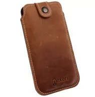 Etui i futerały do telefonów - Etui Wsuwka skórzana Nexeri Leather Pocket XL IPHONE X/XS/SAMSUNG GALAXY S6/S20 brązowe - miniaturka - grafika 1