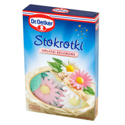 Dodatki do ciast w proszku - Dr. Oetker - Stokrotki opłatki kolorowe - miniaturka - grafika 1