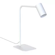 Lampy stojące - Nowodvorski Lampa stojąca biurkowa MONO wys. 40cm 10W GU10 biały - miniaturka - grafika 1