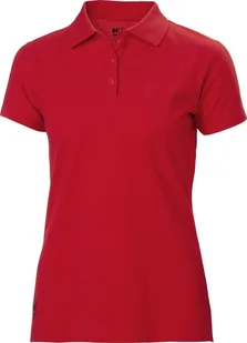 Helly Hansen Women's T-shirt HELLY HANSEN Manchester Polo, red XS - Koszulki i topy damskie - miniaturka - grafika 1