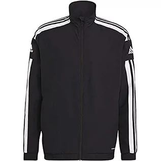 Kurtki męskie - Adidas Męska kurtka Sq21 Pre Jkt czarny/biały L GK9549 - grafika 1