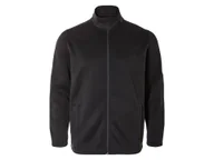 Swetry męskie - LIVERGY® Bluza męska dzianinowa z polaru (3XL (64/66), Czarny) - miniaturka - grafika 1