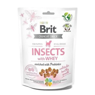 BRIT Brit Care Dog Crunchy Cracker Przysmak Dla Szczeniąt Owady, Serwatka, Probiotyki 200 g - Przysmaki dla psów - miniaturka - grafika 2