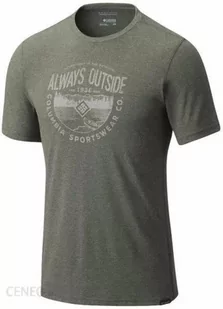 Koszulka męska Columbia Trail Shaker™ Short Sleeve Shirt M - Cypres Ms Heather, Always outside - Koszulki męskie - miniaturka - grafika 1