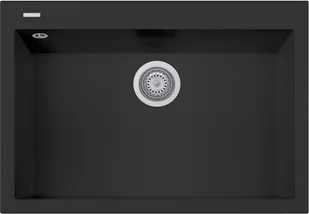 Zlew PLADOS ONE 7610 CZARNY METAL (black metalik 44) (ON761044) - Zlewozmywaki - miniaturka - grafika 1