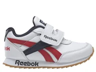 Buty dla dziewczynek - Buty dziecięce Reebok H67881 ROYAL CL Białe - miniaturka - grafika 1