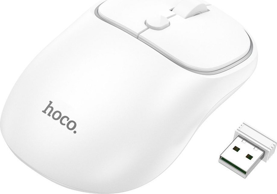 Hoco HOCO mysz komputerowa bezprzewodowa 2,4G 1600 dpi GM25 biała