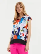 Koszulki i topy damskie - Joseph Ribkoff T-Shirt 241308 Kolorowy Regular Fit - miniaturka - grafika 1