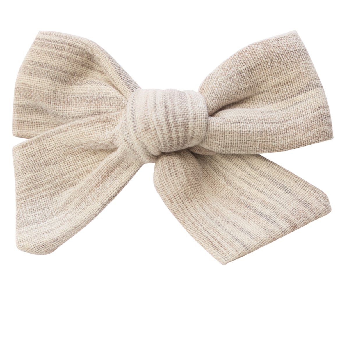 Spinka do Włosów Beżowa Kokarda Wsuwka Ozdobna Lekka Bezpieczna dla Włosów