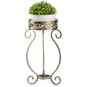 Donice - Dąstal Kwietnik stojący na doniczkę Fiorina 63 cm złoty - miniaturka - grafika 1