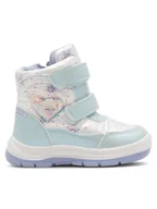 Buty dla dziewczynek - Frozen Śniegowce AW23-231DFR Niebieski - miniaturka - grafika 1