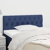 Inne meble do sypialni - Lumarko Zagłówek do łóżka, niebieski, 100x7x78/88 cm, tkanina - miniaturka - grafika 1