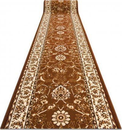 Dywany Łuszczów CHODNIK BCF MORAD Klasyk klasyczny brązowy 80 cm, 80x830 cm