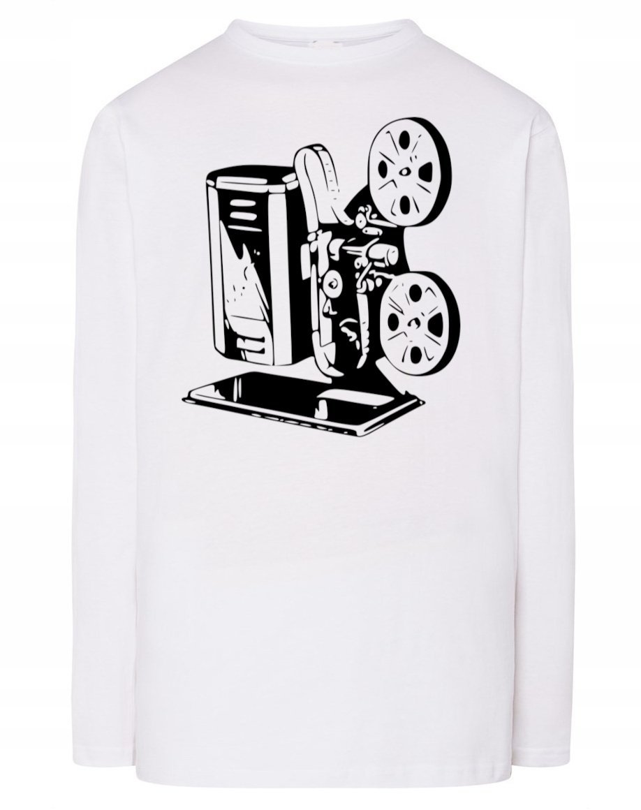 Longsleeve retro vintage nadruk PROJEKTOR r.XL