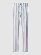 Piżamy męskie - Spodnie od piżamy ze wzorem w paski model ‘Night & Day’ - miniaturka - grafika 1