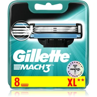 Gillette Mach3 Ostrza wymienne do maszynki do golenia dla mężczyzn 8 sztuk - Maszynki do golenia i wkłady - miniaturka - grafika 1