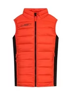 Kurtki i płaszcze dla chłopców - Rock Experience REJV00101-C841 FORTUNE HYBRID JUNIOR VEST Unisex - Kurtka dziecięca 0740 CHERRY TOMATO+0208 CAVIAR 10/140 - miniaturka - grafika 1